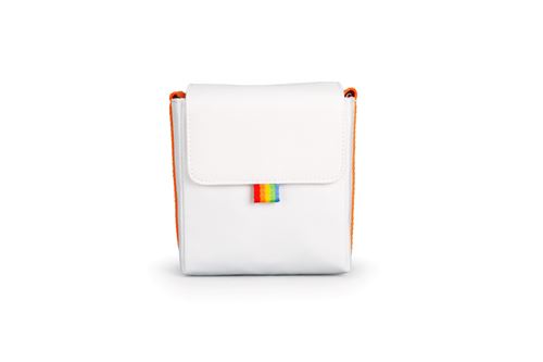 Sac pour appareil photo Polaroid Now Blanc et Orange