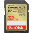 Carte mémoire SD SanDisk Extreme Plus SDHC UHS-I U3 Class10 32 Go