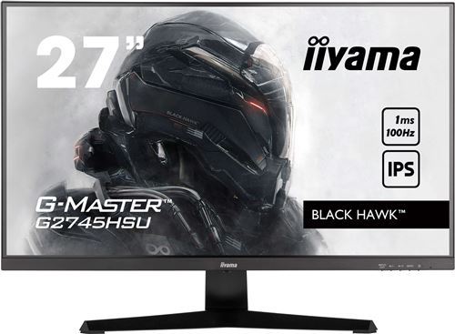 Ecran PC Gaming Iiyama G-Master Black Hawk G2745HSU-B2 27 100 Hz Full HD Noir mat