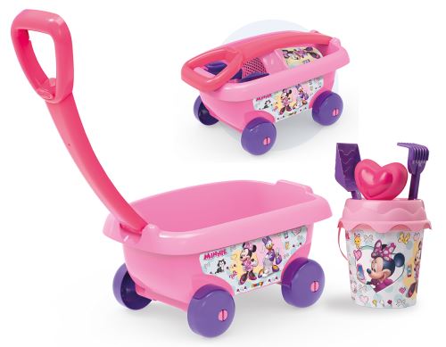 Chariot de plage garni Smoby Disney Minnie