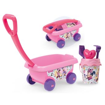 Chariot de plage garni Smoby Disney Minnie