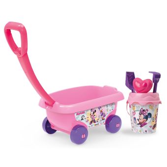 Chariot de plage garni Smoby Disney Minnie