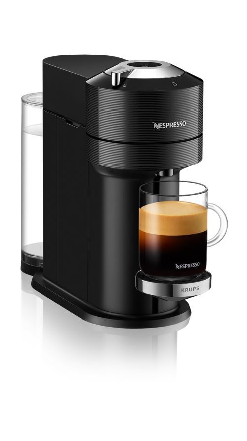 Cafetière à capsules Nespresso Vertuo Next Premium YY4297FD 1,1L Noir finitions chromées
