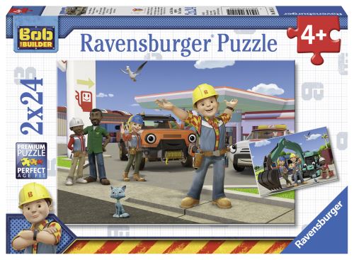 2 puzzles 24 pièces Nouveau chantier Bob le Bricoleur Ravensburger