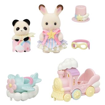 Figurines Sylvanian Families Le petit train des nuages - 1