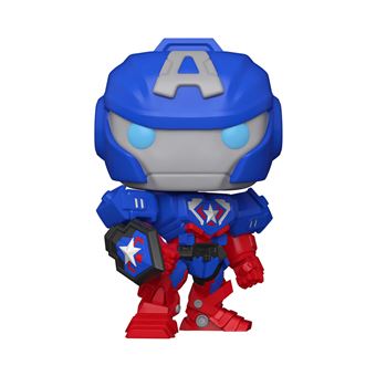 Figurine Funko Pop Jumbo Marvel Mech Strike Captain America