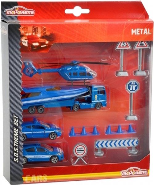 Majorette Multicolore Véhicules Sos Playset Secours Modèle Aléatoire