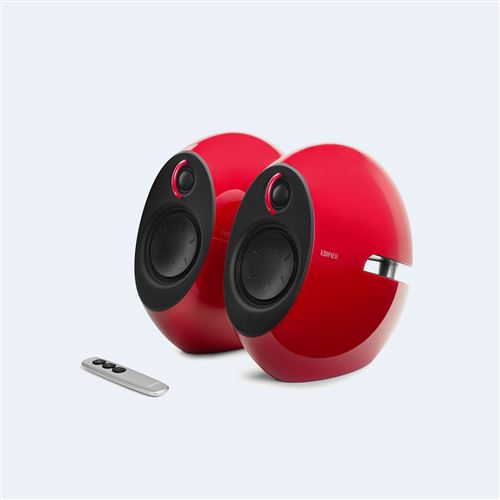 Enceintes Bluetooth Edifier Luna HD Rouge vendues par paire