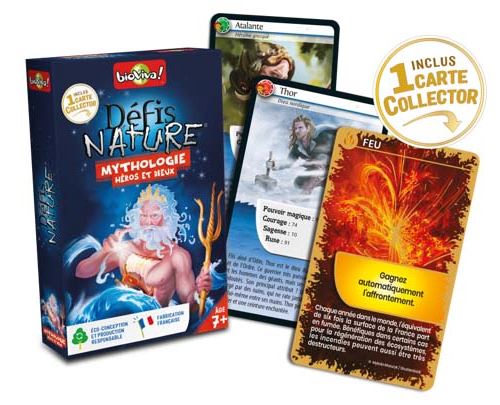 Jeu de cartes Bioviva Défis Nature Héros de la mythologie