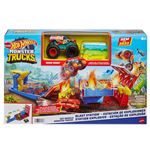 Coffret Hot Wheels La station explosive