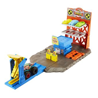 Coffret Hot Wheels La station explosive