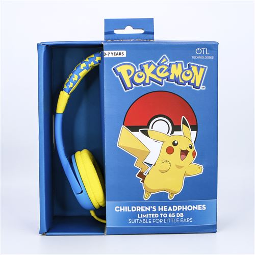 Casque Audio Kidsafe Otl Pokémon Pikachu