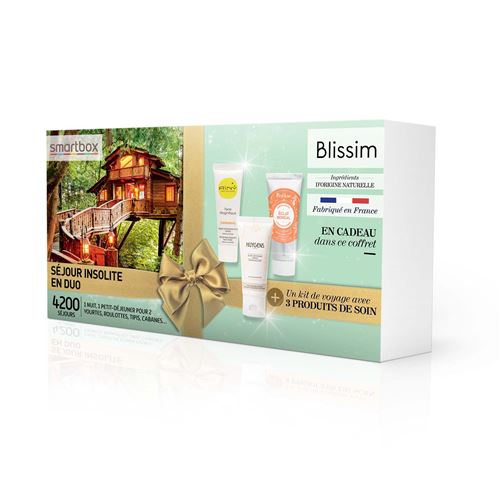 Coffret cadeau Smartbox Bundle Séjour insolite en duo