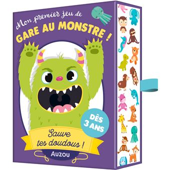 Jeu de cartes Auzou Mon premier jeu de gare au monstre