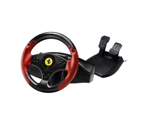 Thrustmaster Ferrari Red Legend Edition - stuur en pedalen-set - met bekabeling
