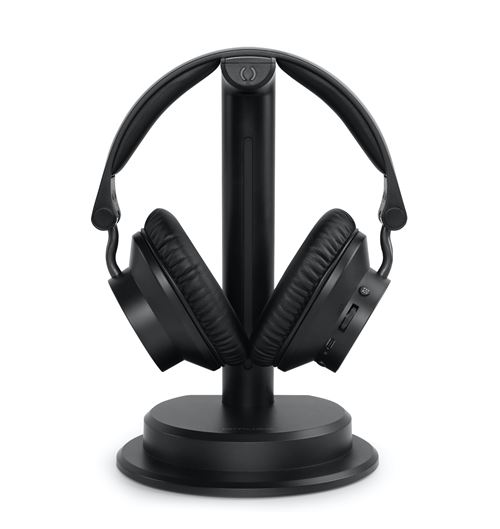 Casque Tv Muse M-285 Ctv Avec Base De Chargement Et D'Émission Bluetooth Noir