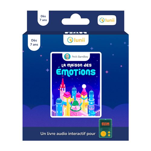 Livre audio Flam Lunii La maison des émotions Livre audio Flam Lunii La maison des émotions