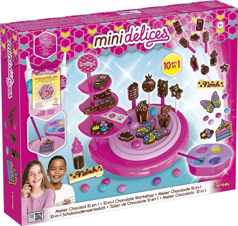 Kit créatif Lansay Mini-délices atelier chocolat 10 en 1 - Autres jeux ...