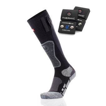 Chaussettes Chauffantes Thermic PowerSocks + Batteries - Jusqu'à 14h De Chaleur, Pour Ski Et Hiver