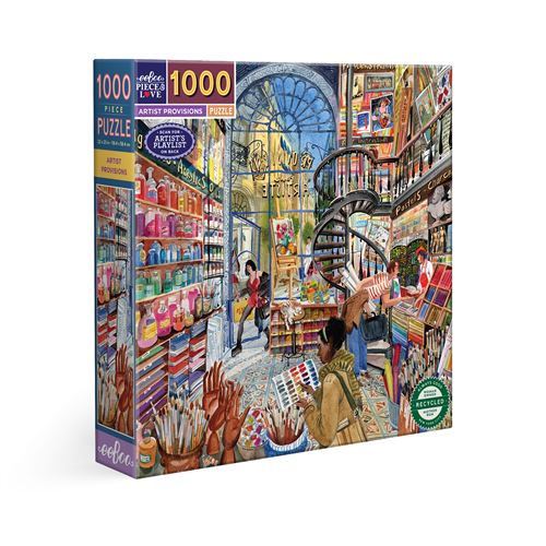 Puzzle 1000 Pièces Eeboo Artist’S Provisions