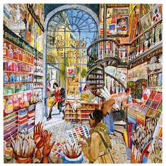 Puzzle VILLAGE BY THE SEA - eeBoo - 1000 pièces - Mon Joli Puzzle