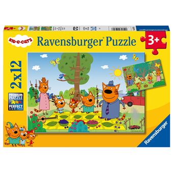 Puzzle enfant Ravensburger Journée Nature en famille 2x12 pièces
