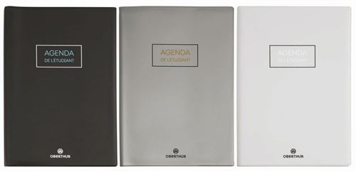 Agenda journalier Oberthur Cirrus 2022 2023 Modèle aléatoire