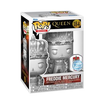 Figurine Funko Pop Rocks Freddie Mercury King with pin - 1