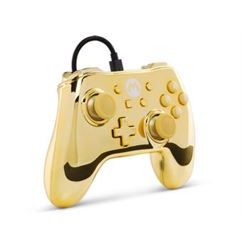 gold mario switch controller