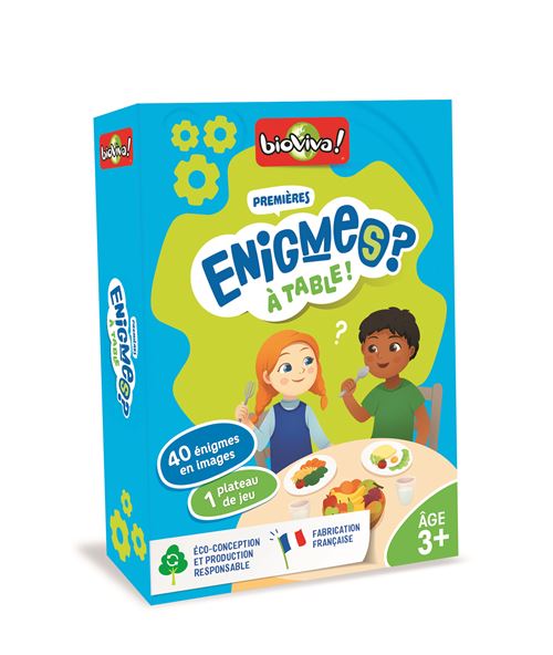 Jeu de cartes Bioviva Mes Premières Enigmes à Table