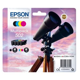 Multipack de 4 cartouches d’encre Epson 502