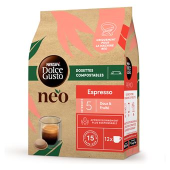 Pack de 12 capsules café Neo par Nescafé Dolce Gusto Espresso