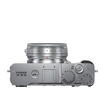 Appareil photo hybride Fujifilm X-E5 Argent + XF23mmF2.8 R WR
