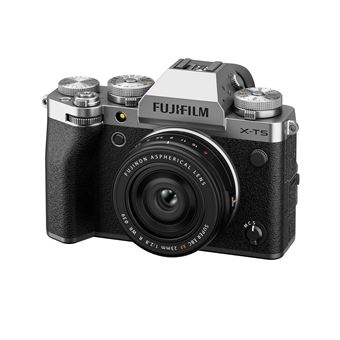 Appareil photo hybride Fujifilm X-E5 Argent + XF23mmF2.8 R WR