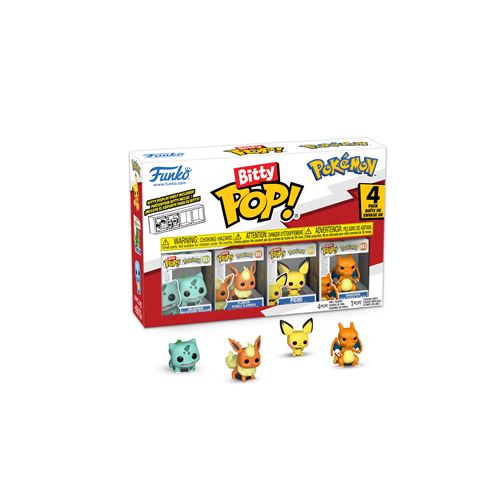 Funko Bitty Pop Pokémon Pack 4 Figurines - Image 2