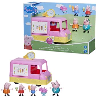 Figurine Peppa Pig Au camion de glace en famille