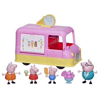 Figurine Peppa Pig Au camion de glace en famille