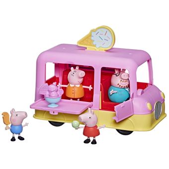 Figurine Peppa Pig Au camion de glace en famille