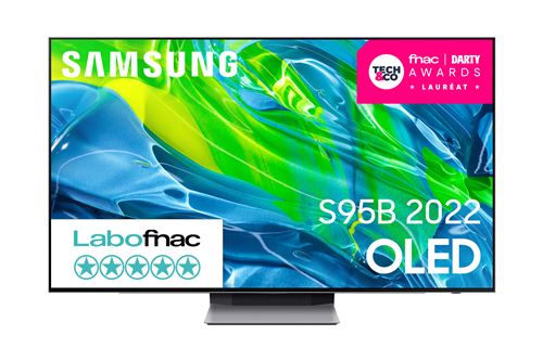 TV Samsung OLED QE55S95B 4K UHD 55"""" Smart TV Argent - OLED TV. 