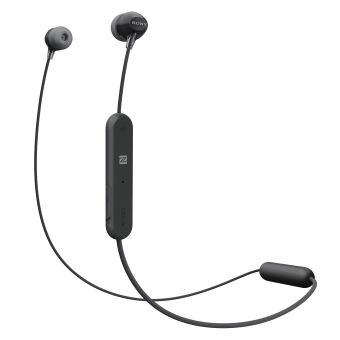 Ecouteurs Bluetooth Sony WI-C300 Noir - Ecouteurs