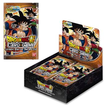 Jeu de cartes Dragon Ball Z Booster Unison Warrior 4