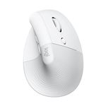 Souris ergonomique verticale sans fil Bluetooth Logitech Souris Logitech Lift Blanc