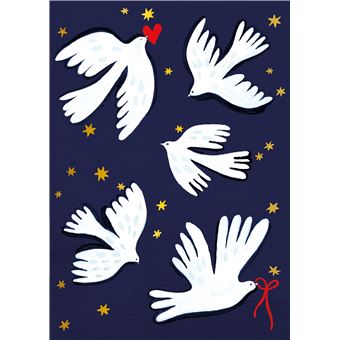 Cahier A5 Cartes D'art Colombes - 1