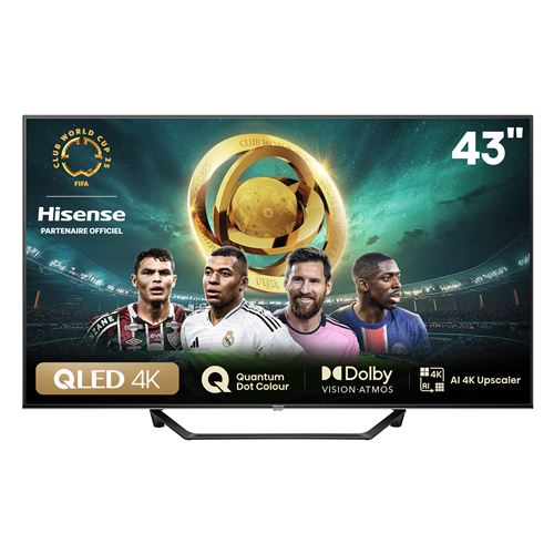 TV QLED Hisense 43A7NQ 108 cm 4K UHD