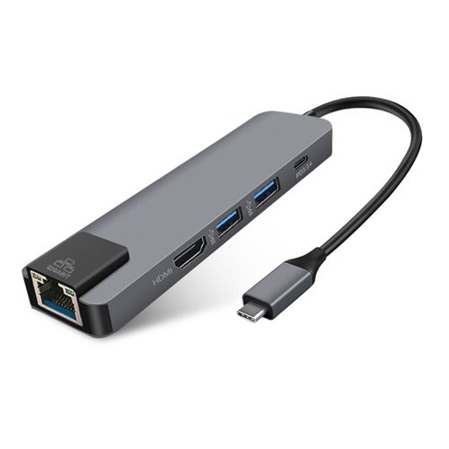 Hub USB-C On Earz 5 en 1 Space Gray
