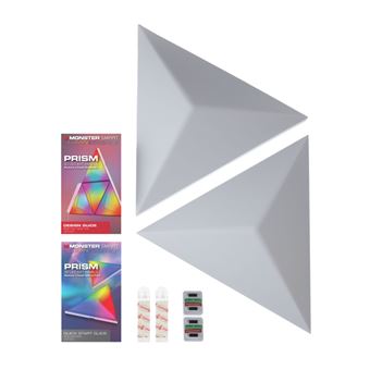 Pack supplémentaire 2 panneaux modulaires LED 3D Monster Illuminescence Multicolore