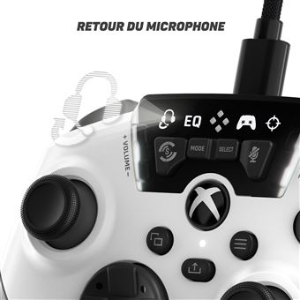 Manette Gaming filaire pour Xbox Turtle Beach Recon Blanc