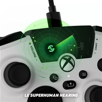 Manette Gaming filaire pour Xbox Turtle Beach Recon Blanc