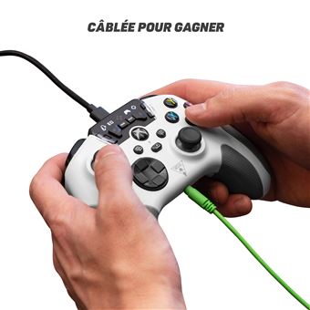 Manette Gaming filaire pour Xbox Turtle Beach Recon Blanc