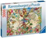 PUZZLE 3000 P - CARTE DE LA FLORE ET DE LA FAUNE